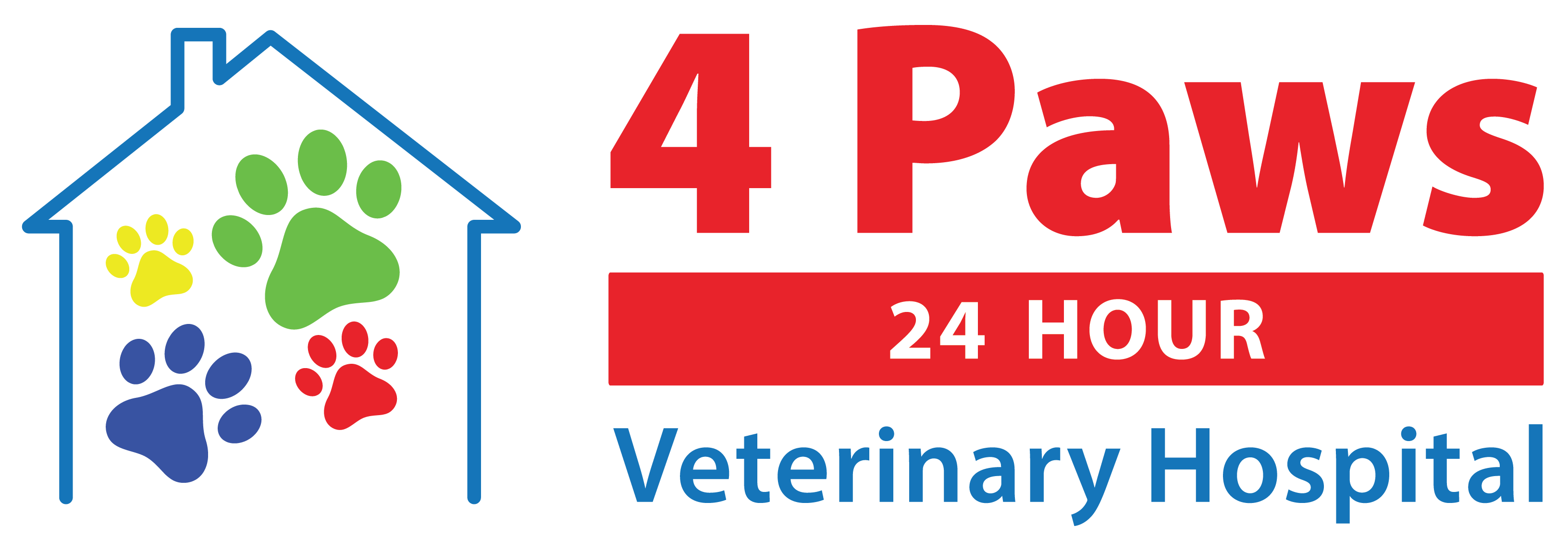 Logo of 4 Paws 24 Hour Veterinary Hospital in Halifax, Nova Scotia